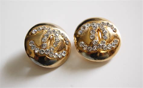 chanel clip on earrings fake|fake chanel earrings for sale.